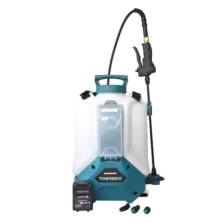 Spraymate 4-Gallon Backpack Plastic, 5-ft. L Hose, 45 psi Max SMSASM